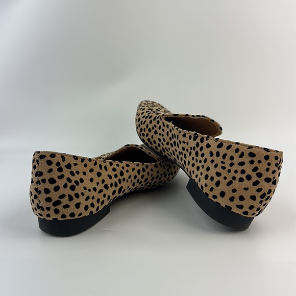 Qupid Leopard Cut-out Pointed Flat size 7 - Picture 7 of 7